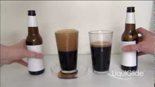 Beer in a LiquiGlide Coated Glass [upl. by Eidnew]