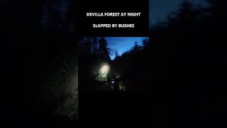 Creepy Devilla Forest at night on bikes [upl. by Kcirde165]