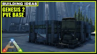 GENESIS 2 PVE BASE BUILD  ARK SURVIVAL [upl. by Ordnasela586]