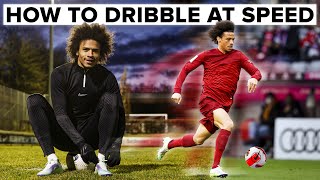 Learn how to dribble at speed from Leroy Sané  tutorial [upl. by Htyderem926]