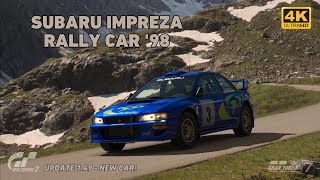 🌄 Rally Icon SUBARU IMPREZA RALLY CAR 98 in Spectacular Landscapes amp City Lights 🌃🌿 [upl. by Annirac109]