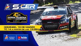 En directo TC14 Rallye de Sierra Morena  SuperCER [upl. by Dirgni693]