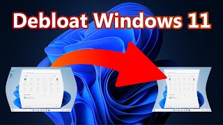 Want to remove all the bloatware that comes with Windows 11 Lets Debloat Windows11 unused apps [upl. by Wennerholn]