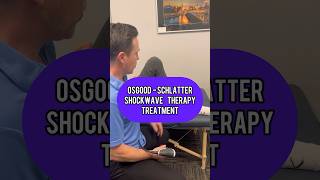 OsgoodSchlatter shockwave therapy treatment🦵 [upl. by Thetos384]