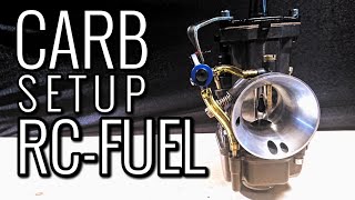 How I Set Up My Carb For RC Fuel Methanol Nitromethane Blend  Moped on Methanol and nitromethane [upl. by Dnomso]