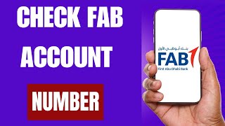 How to know FAB account number  How To check fab account number [upl. by Asiulairam]