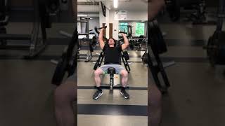 Matrix Plate Loaded  Shoulder Press [upl. by Enialehs819]