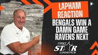 Dave Lapham Reaction  Bengals Win Damn Game  Baltimore Ravens Next [upl. by Noeruat]