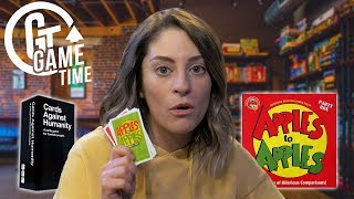 GAME VS GAME Apples to Apples amp Cards Against Humanity Edition [upl. by Fante]