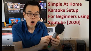 Home Karaoke Easy Setup Fifine Microphone for Absolute BeginnersNewbies 2020  RAYS REVIEWS [upl. by Bondie]