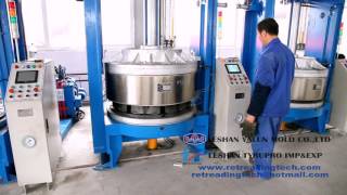 Conical segment mold curing press ZS Series for tire retreadingremolding [upl. by Coralie]