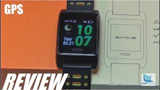 REVIEW BANAUS W10  Budget GPS Sports Smartwatch [upl. by Shyamal637]