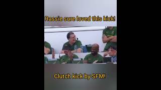 Rassie sure loved that clutch kick by Sacha FeinbergMngomezulu Rassie rugby Springboks [upl. by Monia895]