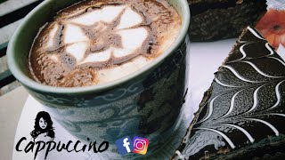 ক্যাপাচিনো কফি  Easy Homemade Cappuccino Coffee Recipe in mitur kitchen [upl. by Yoshio554]