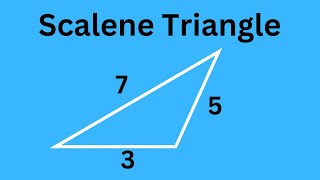 What is a scalene triangle [upl. by Tempa]