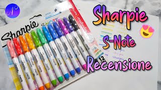 SHARPIE SNOTE Recensione Evidenziatori Pennarelli Creativi 💖 Sharpie Highlighters Markers Review [upl. by Brandi374]