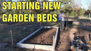 Starting new garden beds and amending clay soil [upl. by Woodcock2]