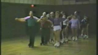 ROLLERrewind MON MORN DANCES Brookpark Skateland Johnny Sharp [upl. by Lahsiv238]