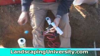 Installing an Irrigation Valve Box and Valves [upl. by Veronica]