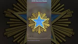 SUPER RAREST CSGO SERVICE MEDAL [upl. by Oicapot766]