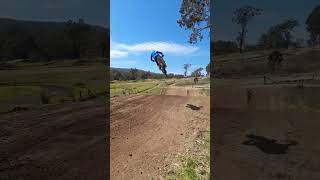 Stephen Gall at Qld Moto Park shorts mx [upl. by Htinek567]