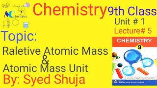 Relative Atomic Mass  9th Chemistry [upl. by Eiuqnimod845]