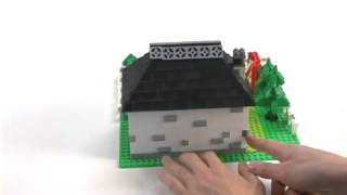 Advanced house building  LEGO Creator  Designer Tips [upl. by Ahsikym202]