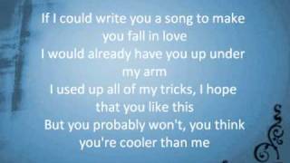 Mike Posner  Cooler Than Me lyrics [upl. by Portwine]