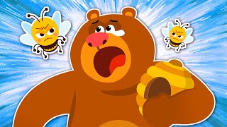 Sing Along Honey Bear🍯  I love honey  Animal Song★ TidiKids [upl. by Enyrhtac]