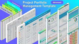 Project Portfolio Management Excel Template  Advanced [upl. by Studner]