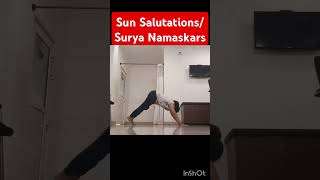 All Over Body Weight Loss 15 mins Daily Surya NamaskarSun salutationsweightloss justbegin7226 [upl. by Aihtennek]