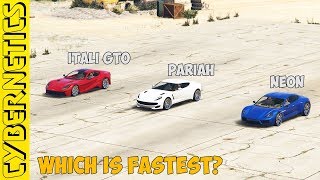 GTA 5  ITALI GTO vs PFISTER NEON vs PARIAH [upl. by Ilowell]