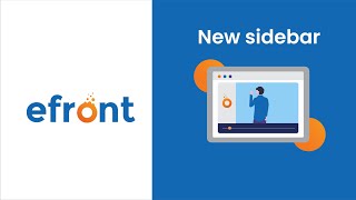 Discovering the new eFront sidebar [upl. by Akimet]