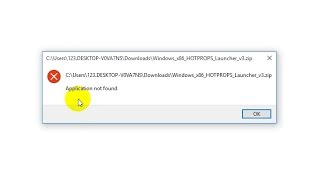 How to fix quotApplication not foundquot error ZIP file [upl. by Lehcyar]