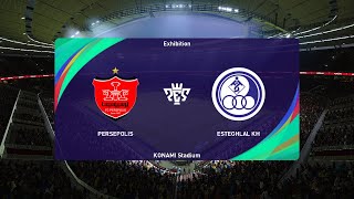 Persepolis FC vs Esteghlal Khuzestan 24052024 Persian Gulf Pro League PES 2021 [upl. by Butch198]