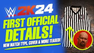 WWE 2K24 Massive Update New Match Type Teased Reveal Details Cover Star amp More [upl. by Eisserc]