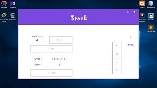 Java Netbeans  Source Code Implement a Stack in GUI [upl. by Gariepy]