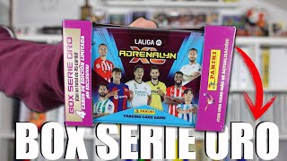 ¿QUÉ TRAE LA LATA BOX SERIE ORO ADRENALYN XL 202324 LIGA EA SPORTS [upl. by Ateikan]