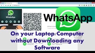 How to use whatsapp on computer laptop [upl. by Spiros344]