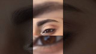 Cut crease eyeshadow tutorial  Half cut crease eye makeup tutorial  Easy Brown Cut Crease Eye look [upl. by Ananna]