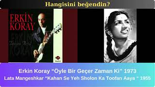 Erkin Koray vs Lata Mangeshkar ErkinKoray LataMangeshkar Rock TurkishRock TürkçeRock music [upl. by Yraek]