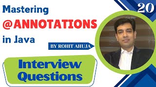 Annotations in Java  Interview Questions [upl. by Raskind52]