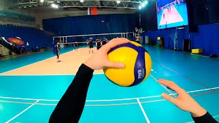 Volleyball first person  Wing Spiker  Highlights  VC Fakel POV [upl. by Partan814]