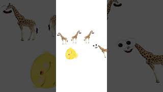 La Girafe 🦒 Chanson des Chiffres en Anglais 🦒 Compter en anglais facile [upl. by Ru]