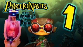 Psychonauts in The Rhombus of Ruin PS4 VR Gameplay Walkthrough Part 1 [upl. by Hadden212]