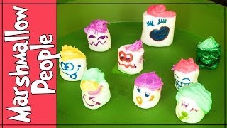 How to Make Marshmallow People  Easy and Fun [upl. by Anirol]