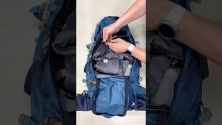 Trek 500 trekking bag packing decathlon forclaz [upl. by Tebasile518]