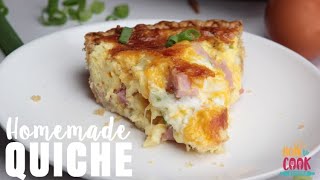 Easy Classic Quiche Recipe StepbyStep  HowToCookRecipes [upl. by Adiaros501]