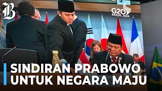 Prabowo Ungkap Alasan Kenapa Indonesia Harus Pindah Ibu Kota di Forum G20 [upl. by Idieh]