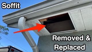 How to remove amp replace a single section of soffit [upl. by Dietrich442]